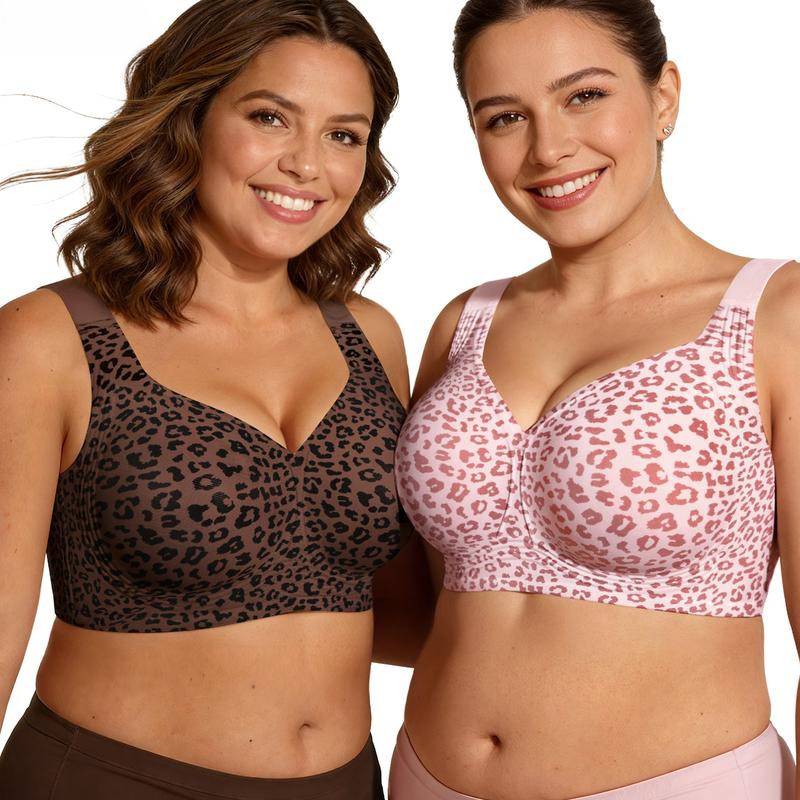 1Pcs Leopard Print Seamless Wi - T Shirt Bra Seamless review and price