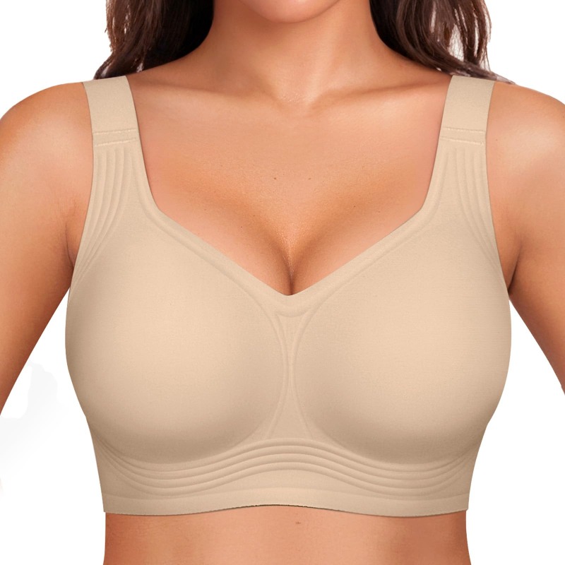 Plus Size Wireless Jelly Bra W - Minimizer Bra Women review and price