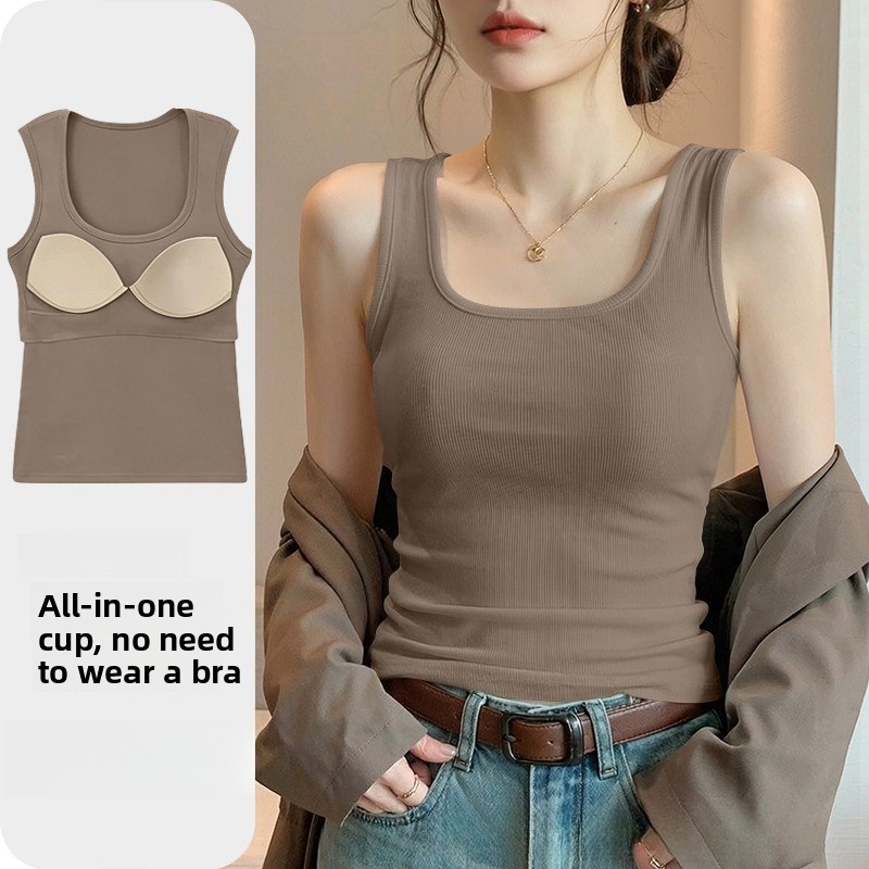 New Seamless Built-in Bra Tank - T Shirt Bra Seamless review and price