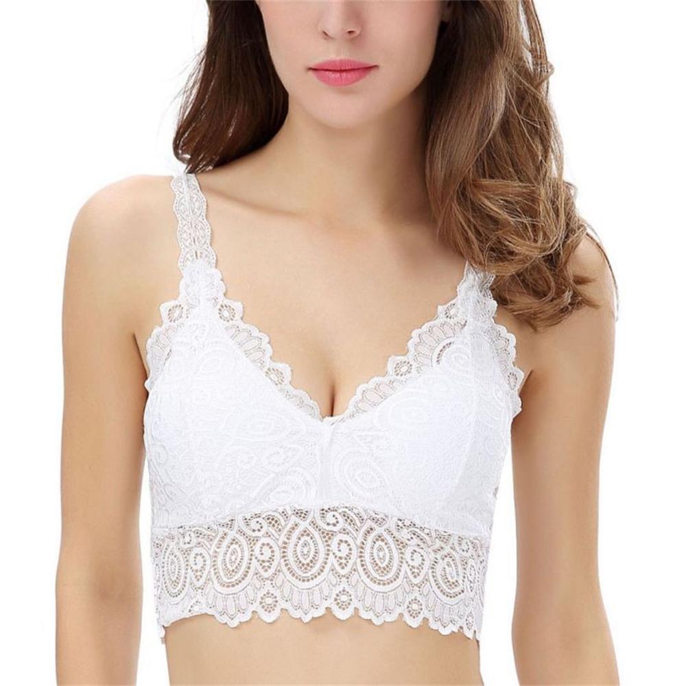 Summer Women Lace Cotton Tank  - T Shirt Bra Seamless review and price